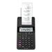 Casio HR-10RC Handheld Portable Printing Calculator Black Print 1.6 Lines/Sec