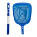 Spring Savings Clearance Items! Zeceouar Swimming Pool Leaf Skimmer Net With 3 Sections Telescopic Aluminum Pole & Nylon Medium Fine Mesh Pool Net Pool Cleaning Tool For Removing Leaves & Debris