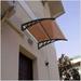 100 x 96cm Window Door Awning Canopy Sun Shade Cover Outdoor Ho ehold Holder