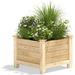 Original Cedar Elevated Planter 24 X 24 X 21 - Made In With North American Cedar