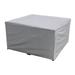 Patio Table Cover silvery 210D Oxford Deck Box Cover Outdoor Table Cover Furniture Cover Waterproof for Sofa Coffee Table and Chairs - 180*120*74cm