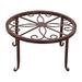 Bronze Color Plant Stand for Flower Pot Heavy Duty Potted Holder Indoor Outdoor Metal Rustproof Iron Garden Container Round Supports Rack for Planter Bronze Pumpkin Stand Outdoor