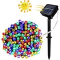 Solar String Lights 72ft 200 LED Outdoor String Solar Powered Fairy Lights Waterproof 8 Modes Garden Decorative Lights for Tree Patio Garden Yard Home Wedding Party Colorful