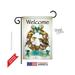 Breeze Decor 50046 Welcome Welcome To Our Nest 2-Sided Impression Garden Flag - 13 x 18.5 in.