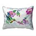 Betsy Drake 11 x 14 in. Feeding Hummingbird Small Indoor & Outdoor Pillow