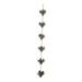 Garden Rain Chains 1M Bird Bath Aluminum Rain Collectors Cups Water Bottom Chain double layer lotus