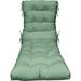 RSH DÃ©cor Indoor Outdoor Tufted Chaise Lounge Chair Replacement Cushion Choose Color (Spa Blue)