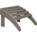 Adirondack Ottoman Patio Footrest 13.5 Inch Folding Footstool for Adirondack Chair (Weathered od)