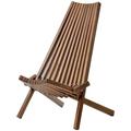 OWSOO Folding Wood Chair Adirondack Chair Classic Wood Indoor Outdoor Reclining Folding Chair for Relaxation Accent Furniture for Yard Patio Garden