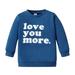 Eashery Toddler Kids Baby Girls Boys Sweaters Graphic Sweatshirt Fall Winter Pullover Tops Boys Fashion Hoodies Ã¯Â¼ÂˆBlue 2-3 YearsÃ¯Â¼Â‰