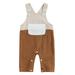 Xkwyshop Kids Baby Bib Pants Trousers Patchwork Sleeveless Square Neck Overalls Suspender Pants for Boys Girls