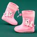 Childrenâ€˜s Rain Boots Wholesale Baby Waterproof Shoes Soft One-piece Molding No Peculiar Smell Children Rain Boots