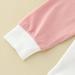 Aayomet Toddler Girls Outfits Long Sleeve Tops Pants 2PCS Outfits Clothes Set For Babys Clothes Underwear Set (R 3-4 Years)