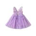 Huakaishijie Toddler Baby Girl Halloween Costume Fairy Wings Butterfly Tutu Dress Halloween Outfit