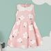 Leesechin Girls Dresses Clearance Toddler Kids Baby Sleeveless Doll Collar Vest Dress Princess Dress