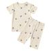 HIBRO Toddler Girl Winter Clothes Teen Girls Fashion 2023 Summer New Children s Pajamas Pure Cotton Skin Friendly Middle And Young Children s Top Baby Clogs Household Clothing Set