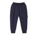 Esaierr Baby Boys Girls Sweatpants Toddler Kids Boys Girls Cargo Pants Fall Mid-Waist Sweatpants Casual Cargo Pants for Boys Girls 10M-10Y