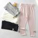 Symoid Sweatpants for Toddler Girls Warm Christmas Gifts Clearance Solid Kids Black Fall and Winter Clothes Size 8-9 Years