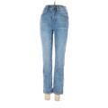 Madewell Jeans - High Rise Straight Leg Denim: Blue Bottoms - Women's Size 23 - Medium Wash