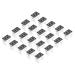 Uxcell 7 Segment 10 Pin 1 Bit 3.3V 0.56 Common Anode LED Display Digital Tube Blue 20 Pack