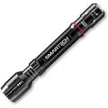 Smartech 1500 Lumen Super Bright Dual Power Rechargeable LED Tactical Flashlight 5200mAh Power Bank Zoom in Zoom Out 5 Modes Indestructible Waterproof Shockproof Ultra Light Pocket Sized