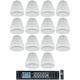 (14) JBL Control 64P/T 4 30w Commercial 70v Hanging Pendant Speakers+Amplifier