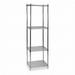 Choice Zoro 2KPF7 24 x 85 x 24 in. 800 lbs Wire Shelving Unit Silver