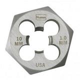 American Tool 8mm to 1.00mm Die 1 Hex - Cd - High Carbon Steel Fractional Hexagon Dies