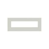 Amantii 23 x 51 in. White Glass Surround for WM-FM-50 with Single Slot - White - 23 x 51 in.