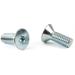 M2.5-0.45 x 5 mm Machine Screws / Six-Lobe (TorxÃ‚Â®) / Flat Head (90 Deg.) / Steel / Zinc / ISO14581 - 10000 Piece Carton