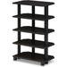 5-Tier Corner Storage Shelf Espresso