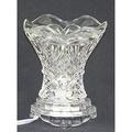 New Electric Design Ornate Clear Glass Fragrance Scent Wax Lamp Night Light with Dimmer