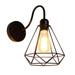 Indoor Led Wall Light 2PC Vintage industrial lamp Cage Wall Lamp Ceiling Lighting