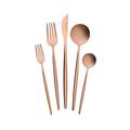 Karaca Orion 30-Piece Rose Gold Cutlery Set for 6 People - 18/10 Stainless Steel Cutlery Set, Tableware Flatware Silverware Set with Knife Fork Spoon Set, Mixed & Luxury Cutlery Set