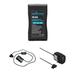 IndiPRO Tools 95Wh V-Mount Battery with LP-E6 Dummy Battery Cable & Charger Kit PD95S