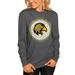 Women's Gameday Couture Charcoal Cal State L.A. Golden Eagles Circle Graphic Fitted Long Sleeve T-Shirt