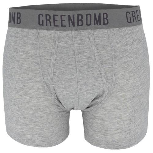 GreenBomb – Basic Trunk 3-Pack – Alltagsunterwäsche Gr XXL grau