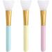 Face Mask Pack Skin Care Flexible Face Brush Silicone Brushes Hair Mud Mask Facial Mask 3pcs Nail Art Sea Mud Mask for Face (multicolour One Size)