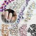 Mairbeon 20Pcs/Set Nail Ornament Luxury High Brightness Gloss Love Heart Manicure Design Nail Rhinestone for Salon