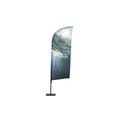 Fahnenmast »Beachflag Alu Wind 360 cm + Tasche« - ohne Bezug, Showdown Displays