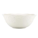 French Perle White Large Serving Bowl