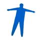 Full Body Suit Polyester Stretch Adult Costume Costume Bodysuit Disappearing for Photography Photo Film Adult blue