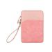 Wrea Tablet Bag Carrying Case Portable Dustproof Waterproof Protection Sleeve Pen Pack with Zipper Replacement for iPad 7.9-10.8 Inch Pink