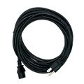 Kentek 25 Feet Ft AC Power Cable Cord For EDISON PROFESSIONAL M2000 LOUD SPEAKER PA SYSTEM