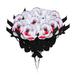 Kayannuo living Room Decor Clearance Party Decorations 10 Pieces Faux Rose With Eyeballs Faux Eyeball Flowers Faux Gothic Rose Bushes For Party Home Decorations