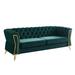 Mid Century Modern Accent Sofa /Living Room Sofa Chesterfield Velvet Sofa 87.4 inch