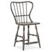 Ciao Bella Spindle Back Counter Stool-Speckled Gray - 23.75"W x 42.75"H x 23"D