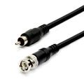 ACCL BNC Male to RCA Male 75 Ohm coaxial cable RG59U - 100 Feet 3 Pack