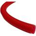 colored split wire loom tubing 1/2â€� inch 10 ft long - red wire conduit cover for cords - corrugated tubing and protector for automotive wires â€“ durable polyethylene