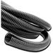 Cable Management Cord Cover 10 Ft X 3/4 Cable Protector Split Loom Tube Polyethylene Cord Protector Black Cable Sleeve Wire Management Cable Cover Wire Wrap Cord Sleeve Super-Deals-Shop
